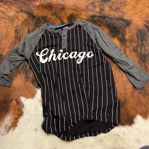 Chicago baseball style tee